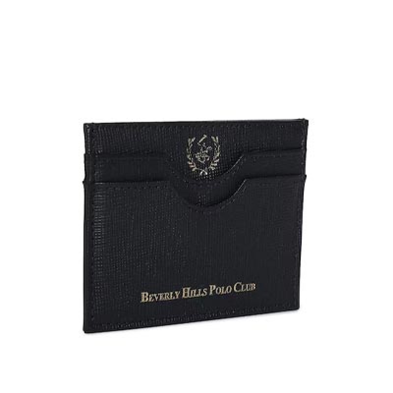 Men Textured PU Card Holder