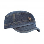 Men Blue Solid Baseball Cap