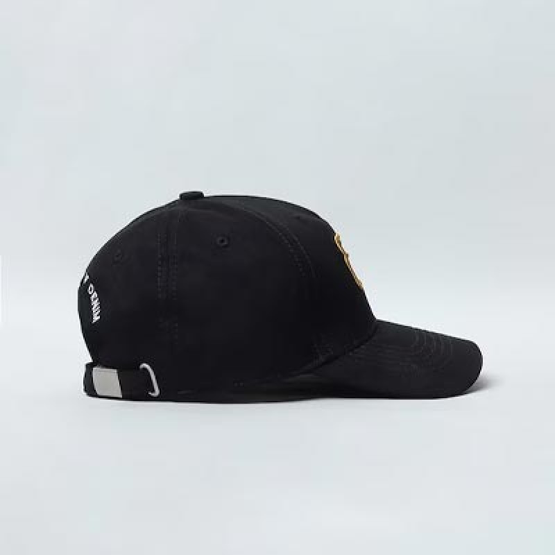 Men Black & Red Embroidered Baseball Cap