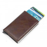 Textured Leather Card Holder